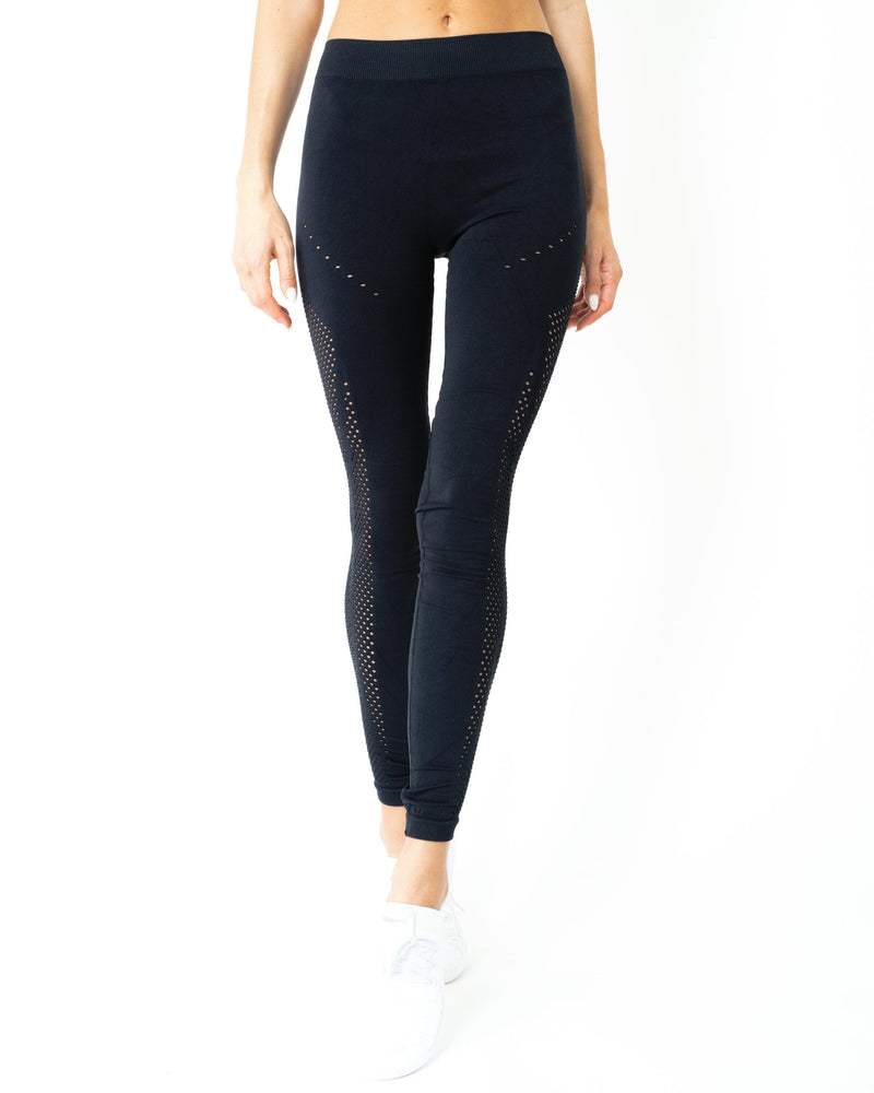 SALE! 50% OFF! Milano Seamless Legging - Black [MADE IN ITALY] - Premium Legging - Just $51! Shop now at Pulse Designer Fashion