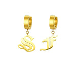 Mister Old English SF Earrings - Premium Earrings - Just $89.50! Shop now at Pulse Designer Fashion