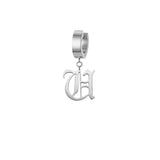 Mister Old English Initial Earrings - Premium Earrings - Just $89.50! Shop now at Pulse Designer Fashion