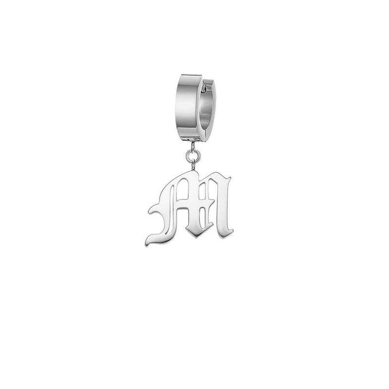 Mister Old English Initial Earrings - Premium Earrings - Just $89.50! Shop now at Pulse Designer Fashion