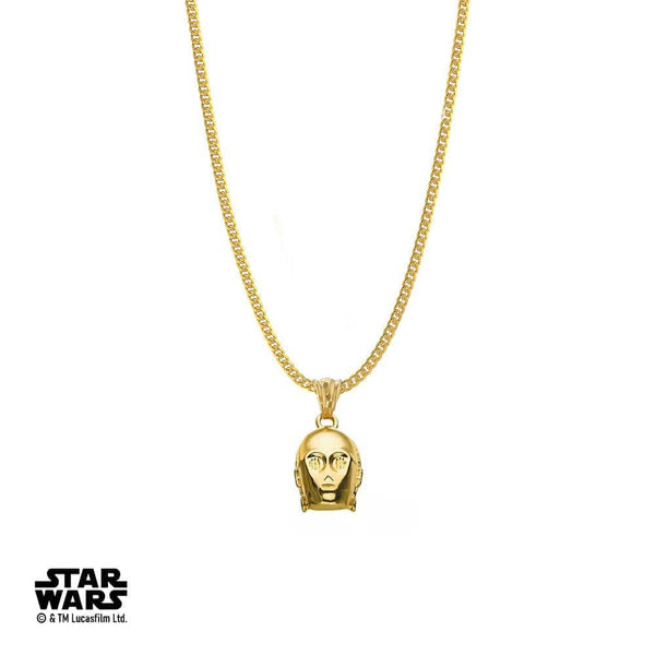 Star Wars™ C-3po Necklace - Premium Necklaces - Just $89.50! Shop now at Pulse Designer Fashion