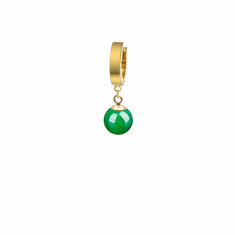 Mister Potara Earring - Green - Premium Earrings - Just $59.75! Shop now at Pulse Designer Fashion