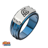 Naruto™ Hidden Leaf Village Headband Ring - Premium Rings - Just $76.25! Shop now at Pulse Designer Fashion