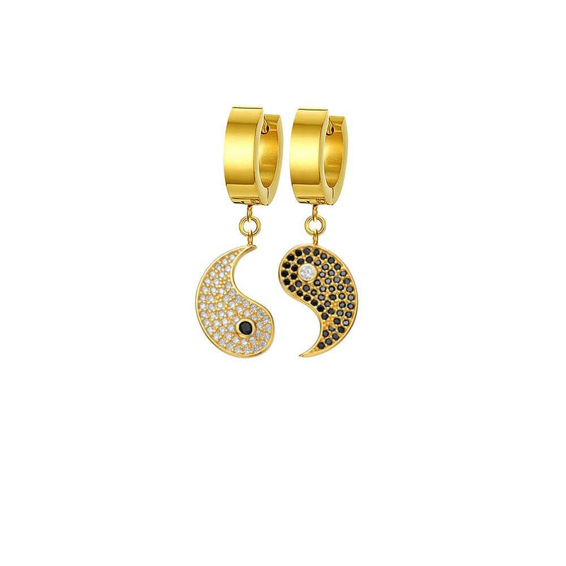 Mister Yin Yang Earrings - Premium Earrings - Just $106! Shop now at Pulse Designer Fashion