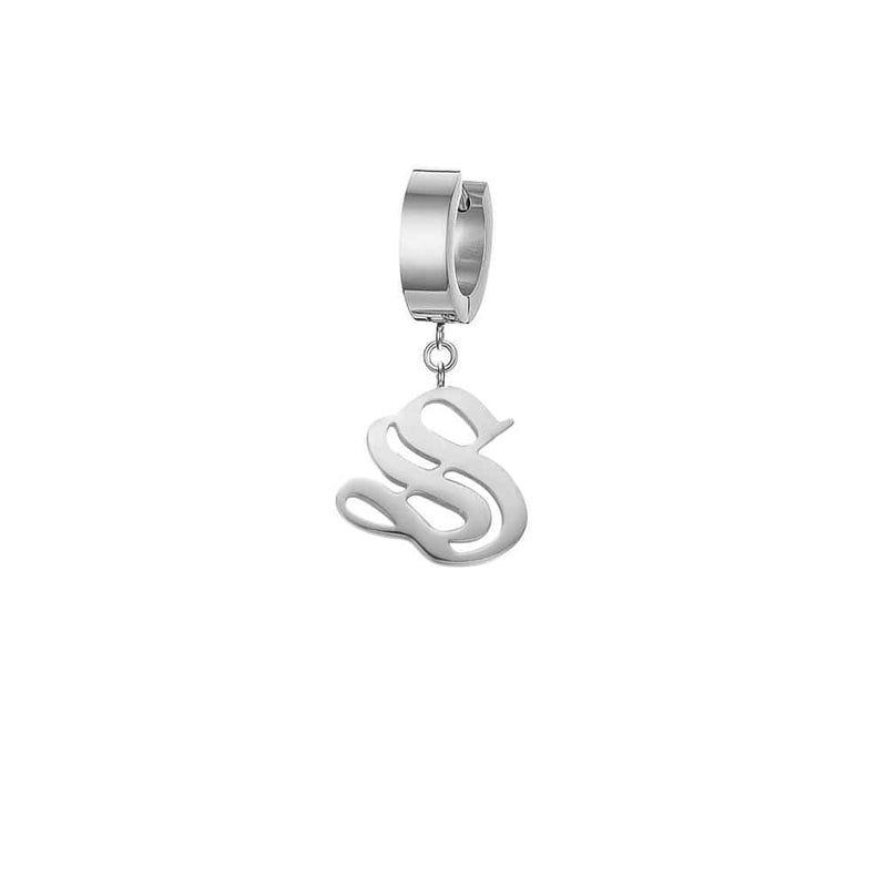 Mister Old English Initial Earrings - Premium Earrings - Just $89.50! Shop now at Pulse Designer Fashion