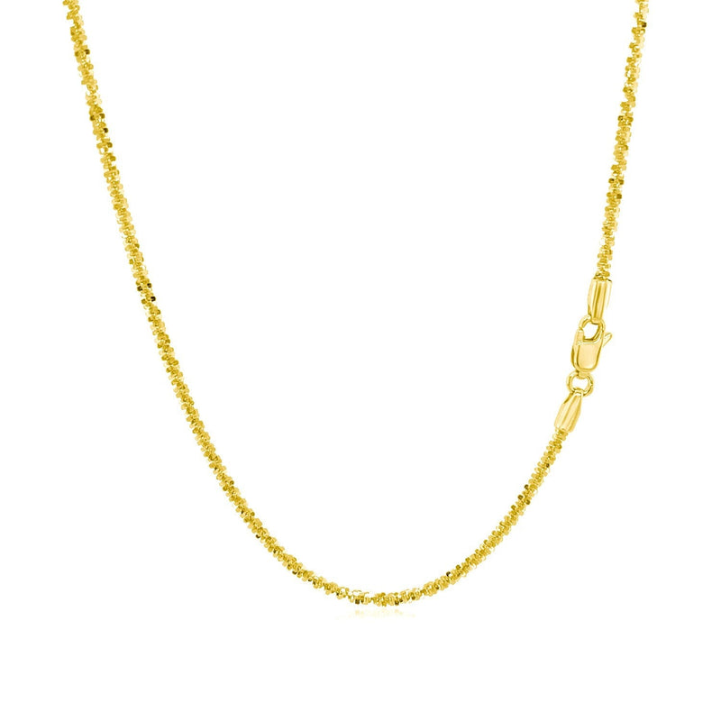 14k Yellow Gold Sparkle Chain 1.5mm - Premium Chains - Just $426.99! Shop now at Pulse Designer Fashion