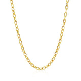 3.5mm 14k Yellow Gold Pendant Chain with Textured Links - Premium Chains - Just $548.99! Shop now at Pulse Designer Fashion