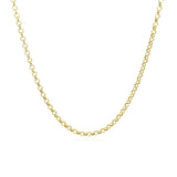 10k Yellow Gold Rolo Chain 1.9mm - Premium Chains - Just $159.99! Shop now at Pulse Designer Fashion