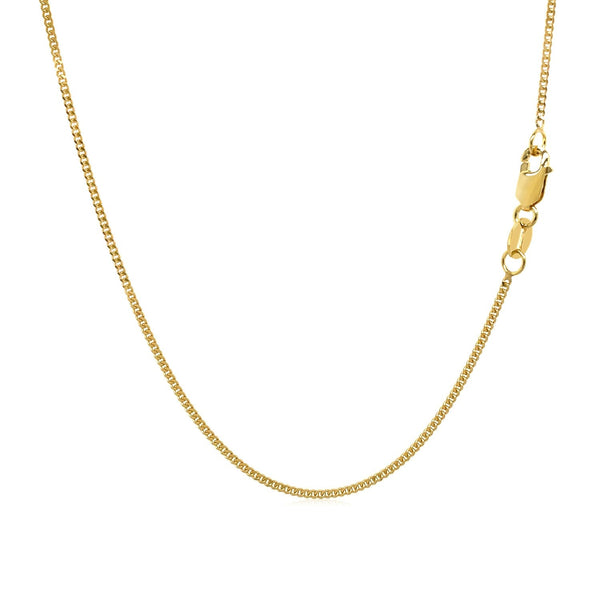 10k Yellow Gold Gourmette Chain 1.0mm - Premium Chains - Just $154.99! Shop now at Pulse Designer Fashion