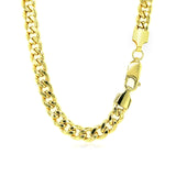 5.3mm 10k Yellow Gold Light Miami Cuban Chain - Premium Chains - Just $1738.99! Shop now at Pulse Designer Fashion