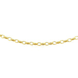 3.2mm 14k Yellow Gold Oval Rolo Chain - Premium Chains - Just $540.99! Shop now at Pulse Designer Fashion