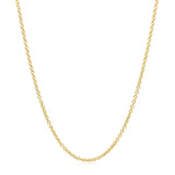 14k Yellow Gold Round Cable Link Chain 1.5mm - Premium Chains - Just $354.99! Shop now at Pulse Designer Fashion