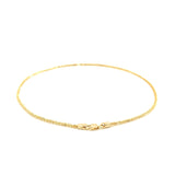 14k Yellow Gold Sparkle Anklet 1.5mm - Premium Anklets - Just $300.99! Shop now at Pulse Designer Fashion