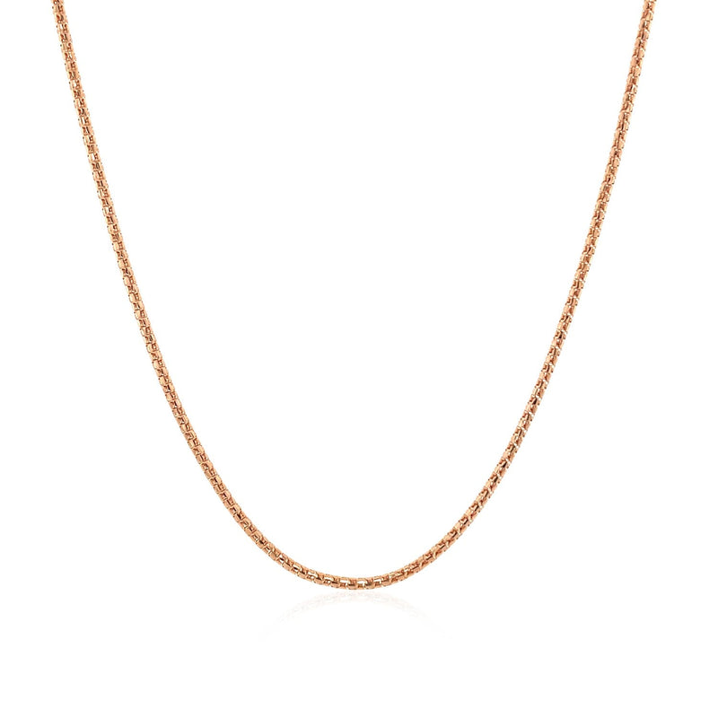 14k Rose Gold Adjustable Popcorn Chain 1.3mm - Premium Chains - Just $418.99! Shop now at Pulse Designer Fashion