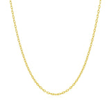 14k Yellow Gold Round Cable Link Chain 1.5mm - Premium Chains - Just $315.99! Shop now at Pulse Designer Fashion