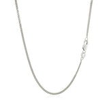 10k White Gold Gourmette Chain 1.5mm - Premium Chains - Just $273.99! Shop now at Pulse Designer Fashion