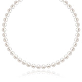 14k Yellow Gold Necklace with White Freshwater Cultured Pearls (6.0mm to 6.5mm) - Premium Necklaces - Just $502.99! Shop now at Pulse Designer Fashion