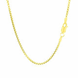 14k Yellow Gold Round Box Chain 1.7mm - Premium Chains - Just $500.99! Shop now at Pulse Designer Fashion