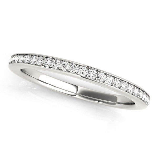 14k White Gold Simple Diamond Wedding Ring (1/4 cttw) - Premium Rings - Just $1130.99! Shop now at Pulse Designer Fashion