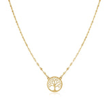 14K Yellow Gold Tree of Life Necklace - Premium Necklaces - Just $191.99! Shop now at Pulse Designer Fashion