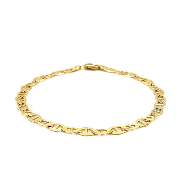 5.5mm 14k Yellow Gold Mariner Link Bracelet - Premium Bracelets - Just $736.99! Shop now at Pulse Designer Fashion