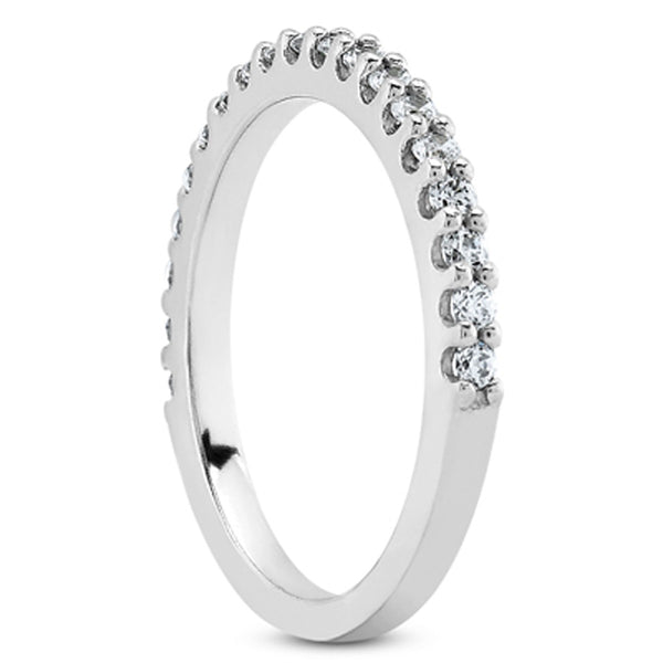 14k White Gold Shared Prong Diamond Wedding Ring Band with U Settings - Premium Rings - Just $1707.99! Shop now at Pulse Designer Fashion