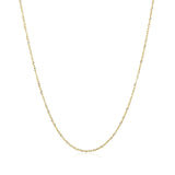 10k Yellow Gold Singapore Chain 0.8mm - Premium Chains - Just $72.99! Shop now at Pulse Designer Fashion