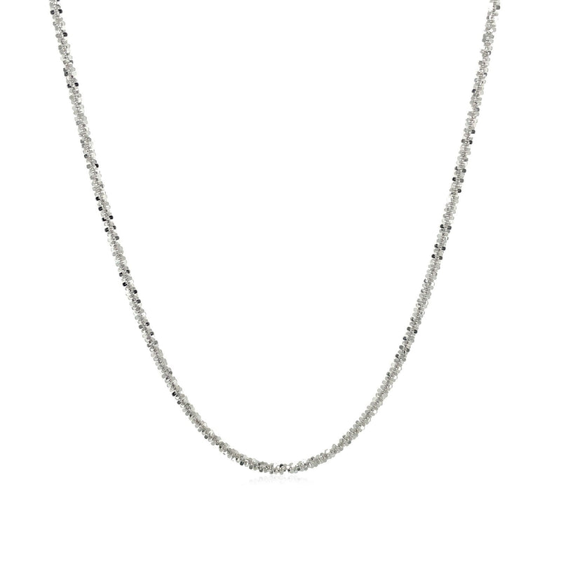 10k White Gold Sparkle Chain 1.5mm - Premium Chains - Just $278.99! Shop now at Pulse Designer Fashion