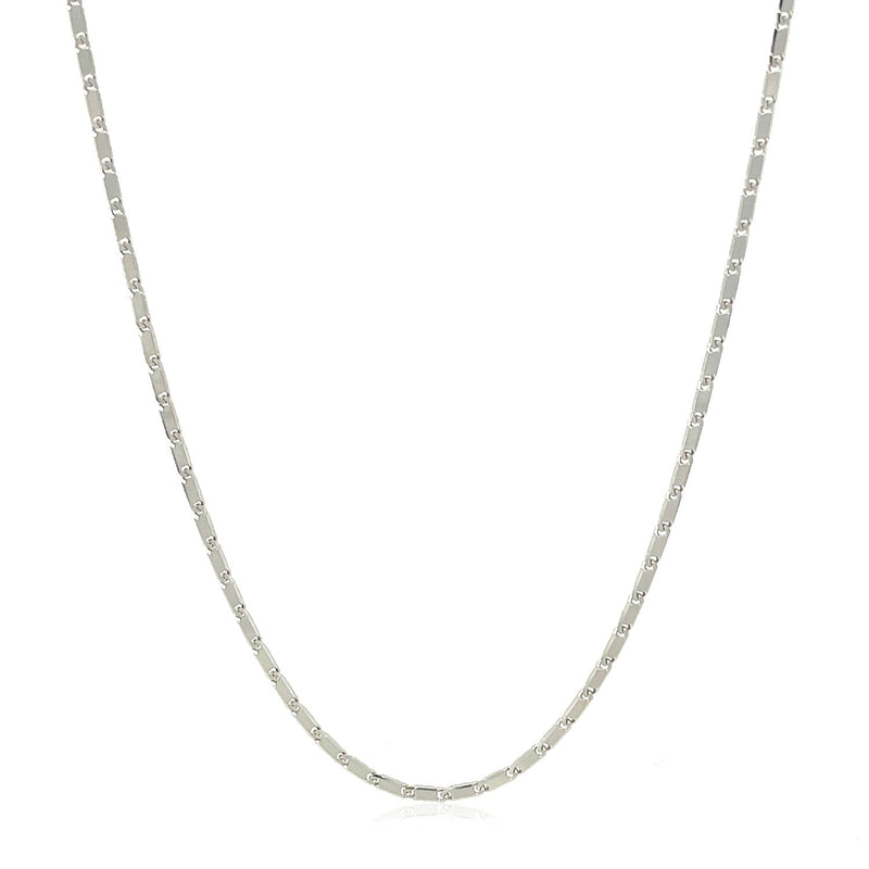 14k White Gold Lumina Pendant Chain 1.0mm - Premium Chains - Just $491.99! Shop now at Pulse Designer Fashion