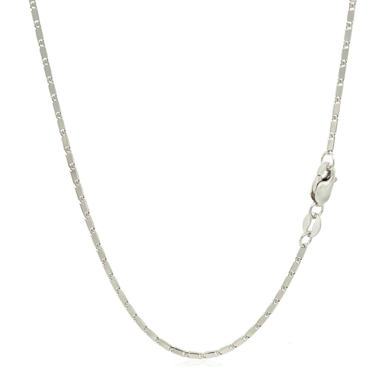 14k White Gold Lumina Pendant Chain 1.0mm - Premium Chains - Just $491.99! Shop now at Pulse Designer Fashion