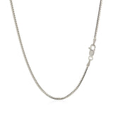 14k White Gold Franco Chain 1.2mm - Premium Chains - Just $590.99! Shop now at Pulse Designer Fashion