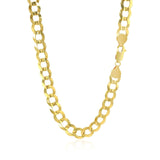 7.0mm 10k Yellow Gold Curb Chain - Premium Chains - Just $2266.99! Shop now at Pulse Designer Fashion