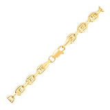 4.7mm 14k Yellow Gold Puffed Mariner Link Chain - Premium Chains - Just $1375.99! Shop now at Pulse Designer Fashion