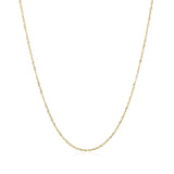 14k Yellow Gold Singapore Chain 0.8mm - Premium Chains - Just $133.99! Shop now at Pulse Designer Fashion