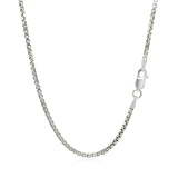 Sterling Silver Rhodium Plated Box Chain 1.8mm - Premium Chains - Just $66.99! Shop now at Pulse Designer Fashion