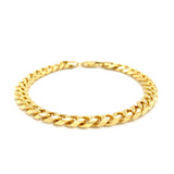 6.7mm 14k Yellow Gold Solid Miami Cuban Bracelet - Premium Bracelets - Just $4578.99! Shop now at Pulse Designer Fashion