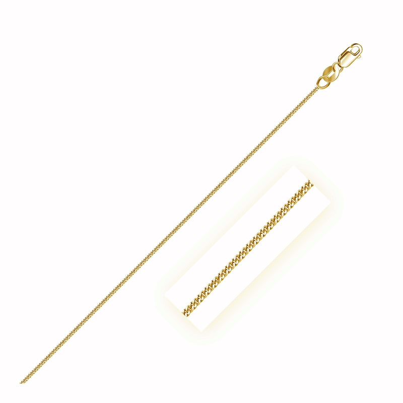 14k Yellow Gold Gourette Chain 1.0mm - Premium Chains - Just $253.99! Shop now at Pulse Designer Fashion