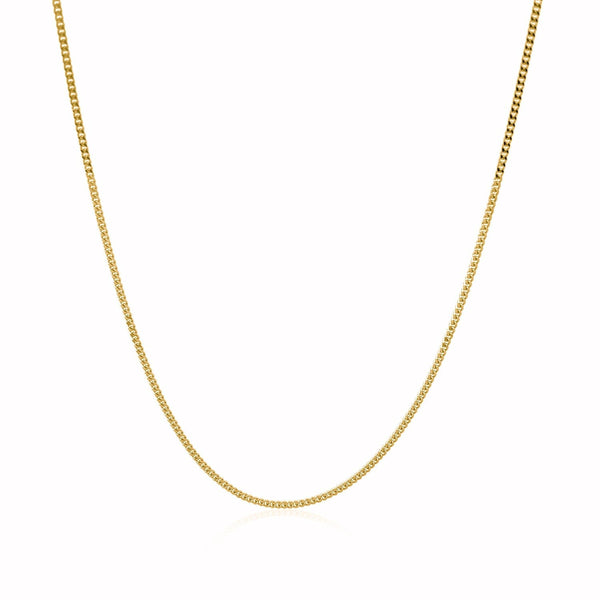 14k Yellow Gold Gourette Chain 1.0mm - Premium Chains - Just $253.99! Shop now at Pulse Designer Fashion