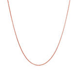 14k Rose Gold Diamond Cut Round Wheat Chain 0.6mm - Premium Chains - Just $192.99! Shop now at Pulse Designer Fashion