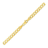 4.7mm 14k Yellow Gold Solid Curb Chain - Premium Chains - Just $1862.99! Shop now at Pulse Designer Fashion