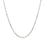 14k White Gold Singapore Chain 1.5mm - Premium Chains - Just $204.99! Shop now at Pulse Designer Fashion