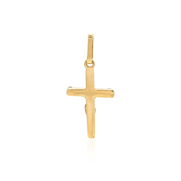 14k Two Tone Gold Crucifix Motif Pendant - Premium Pendants - Just $190.99! Shop now at Pulse Designer Fashion