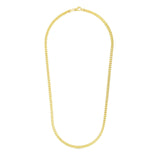 3.9mm 14k Yellow Gold Square Franco Chain - Premium Chains - Just $3053.99! Shop now at Pulse Designer Fashion