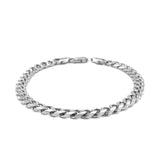 5.8mm 14k White Gold Solid Miami Cuban Bracelet - Premium Bracelets - Just $3669.99! Shop now at Pulse Designer Fashion