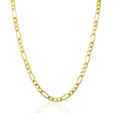 4.5mm 14k Yellow Gold Solid Figaro Chain - Premium Chains - Just $1903.99! Shop now at Pulse Designer Fashion