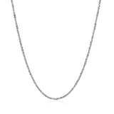 14k White Gold Sparkle Chain 1.0mm - Premium Chains - Just $271.99! Shop now at Pulse Designer Fashion