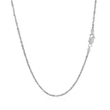 14k White Gold Sparkle Chain 1.0mm - Premium Chains - Just $271.99! Shop now at Pulse Designer Fashion