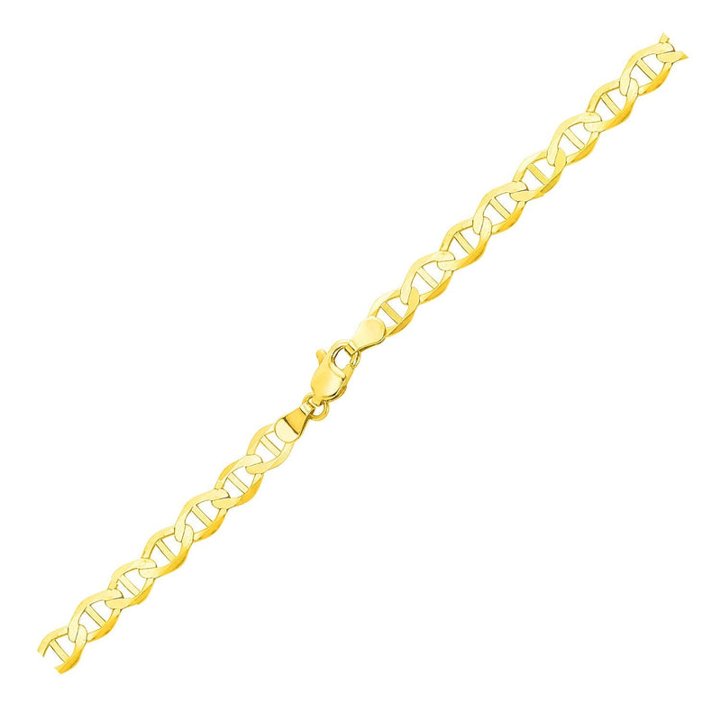 5.5mm 10k Yellow Gold Mariner Link Chain - Premium Chains - Just $1026.99! Shop now at Pulse Designer Fashion