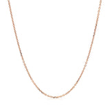 14k Rose Gold Diamond Cut Cable Link Chain 1.1mm - Premium Chains - Just $220.99! Shop now at Pulse Designer Fashion