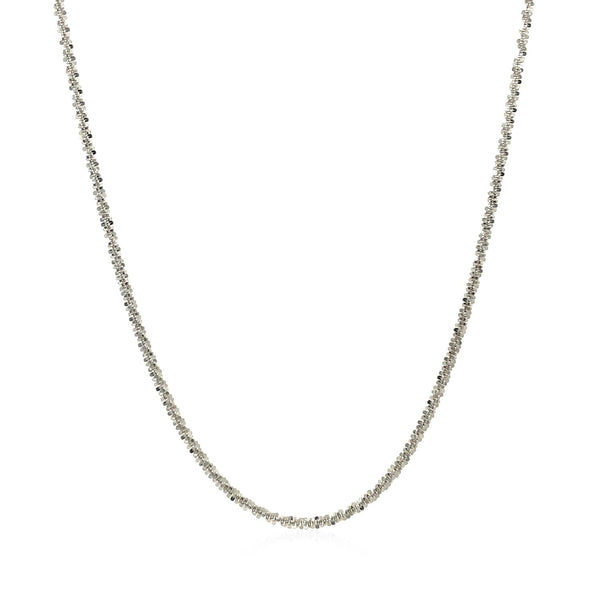 14k White Gold Sparkle Chain 1.5mm - Premium Chains - Just $409.99! Shop now at Pulse Designer Fashion